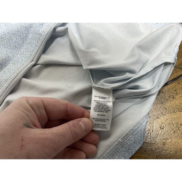 Vineyard Vines Performance Shirt Mens Large Blue Print Polo *READ* - Picture 8 of 11